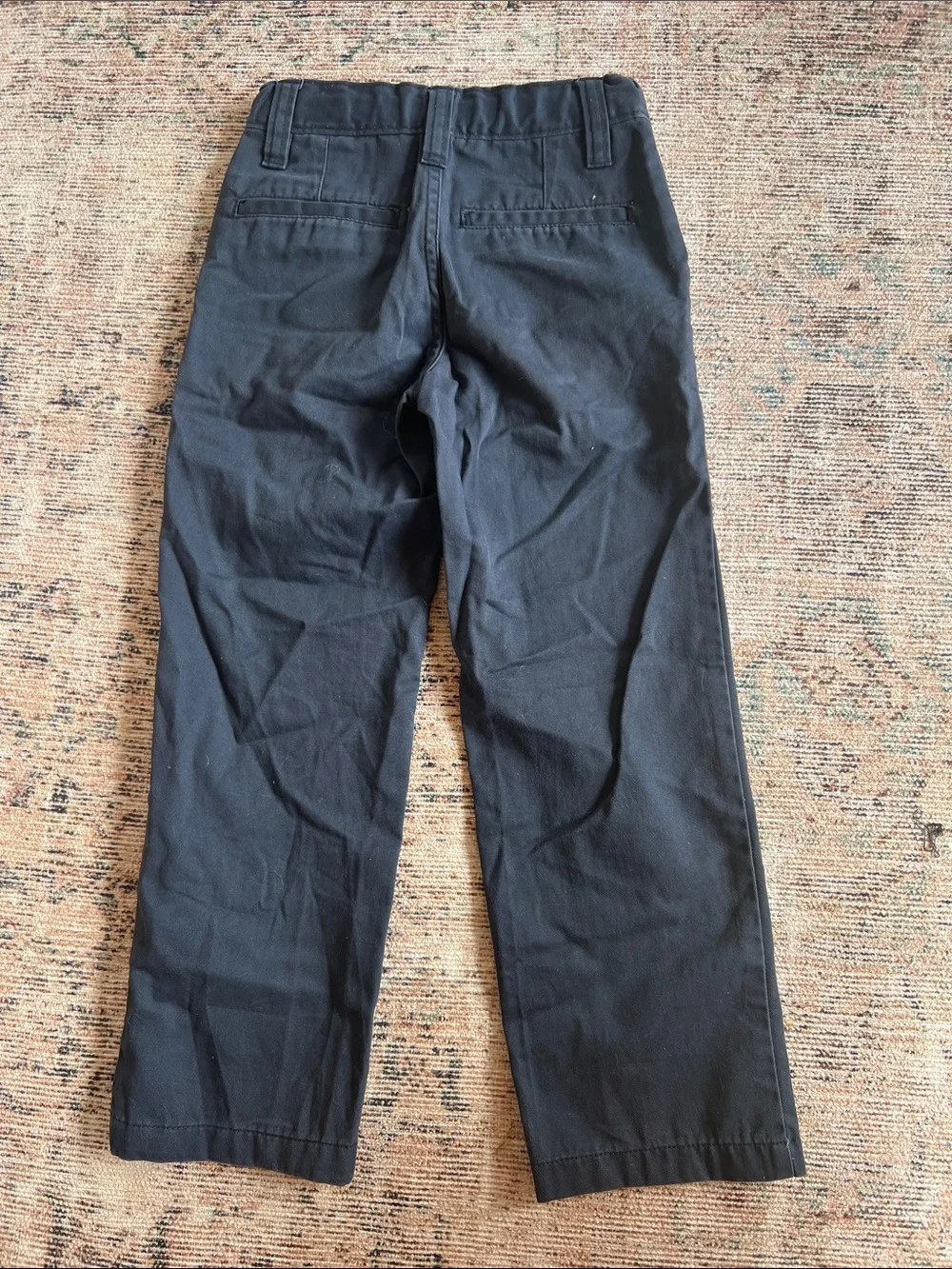 Old Navy Boys Dark Navy Dress Chinos size 6 Slim